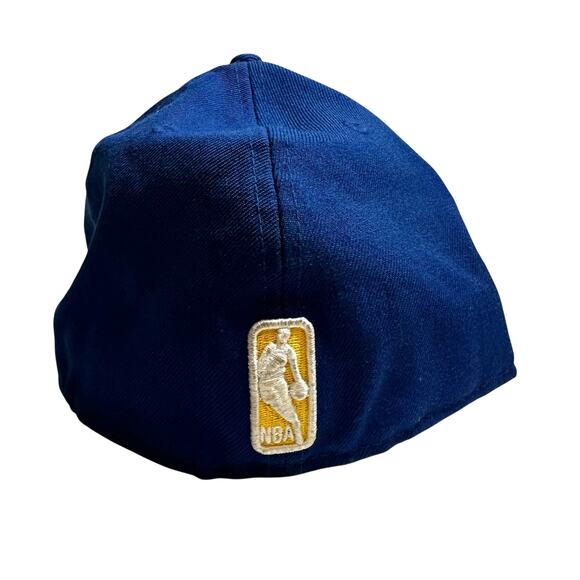 Golden State Warriors New Era 59Fifty NBA Hat Cap Wool Blue Size 7 5/8 - Picture 2 of 8